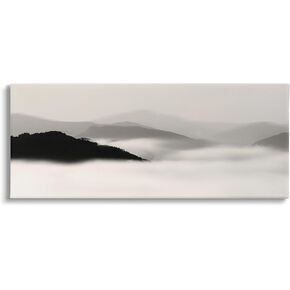 Stupell Industries Rolling Fog Cloudy Mountains Canvas Wall Art, Design by Nicholas Bell