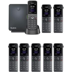 Yealink IP Phone W73P Bundle of W70B Base and W73H handset + 7-Unit W73H Handset