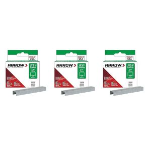 Arrow Fastener 276 Genuine JT21/T27 3/8-Inch Staples, 1,000-Count (3 Pack)