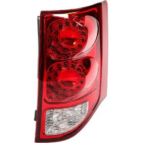 HECASA Left Tail Light Compatible with 2011-2020 Dodge Grand Caravan & Ram C/V Replacement for 05182535AF Rear Brake Lamp Taillight Tail Lamp Driver Side