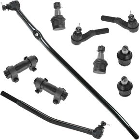 TRQ Upper Lower Ball Joint Inner Outer Tie Rod Adjusting Sleeve Set for E250 E350