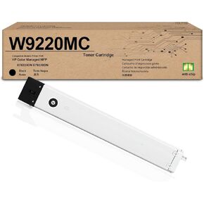 1PK W9220MC Black Toner Cartridge Compatible for Color Managed MFP E78223DN E78228DN Printer