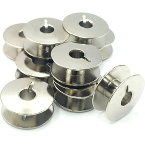Metal Bobbins for Juki TL-15 TL-18QVP TL-2000Qi TL-2010Q TL-98E TL-98P,TL Series Sewing Machine Bobbins(10pk)