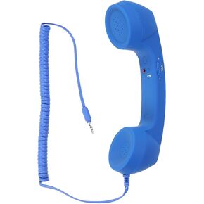 UKCOCO Smart Phone Retro Phone for Cell Phone 3.5mm Retro Phone Handsets for Cell Phones Retro Telephone Handset Retro Headset for Phone Home Phones -Proof Receiver Turntable USB