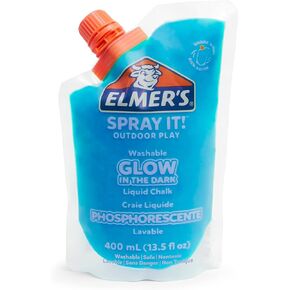 Elmer’s Spray It! Outdoor Play Washable Liquid Chalk Kit, Chalk Sprayer and Refills, 4 Count