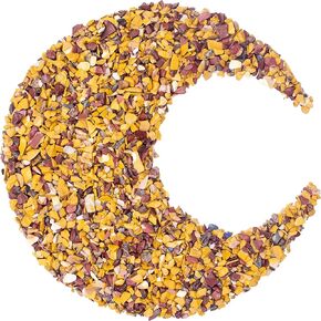 ZAICUS Mookaite Jasper Chips - Valentine Gift, 1,000+ Carats Healing Crystal Rocks for Cabbing Crystal Chips for Tumbling Bulk Jewelry Making Meditation Accessories Home Décor