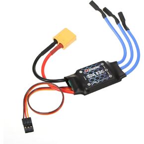 GoolRC 2-4S 30A Brushless ESC Motor Speed Controller Remote Control BEC ESC for Fixed Wing Aircraft 450 V2 Helicopter Boat FPV F450 Mini Quadcopter Drone Without Plug