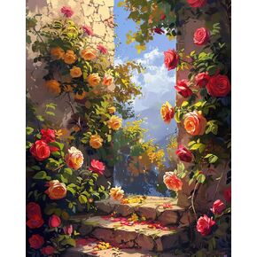 Paint by Numbers on Colorful Canvas Acrylic Kits for Kids, Adult, Beginner 16x20 inch Oil Painting Kits Gift, Fishing Trip