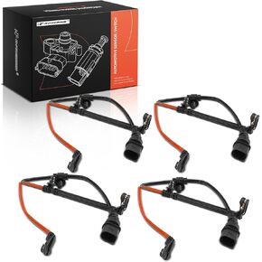 A-Premium Front and Rear Driver and Passenger Brake Pad Wear Sensors Compatible with Audi RS Q8 2020-2022 2024, S8 2020, RS6 Avant 2021-2022 2024, RS7 Sportback 2021-2022 2024, 4-PC Set