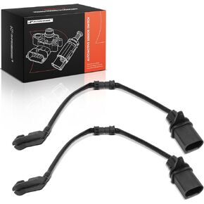 A-Premium Rear Driver and Passenger Brake Pad Wear Sensor Compatible with Audi A8 Quattro 2011-2018, S8 2013-2018, 2-PC Set - Replace# 4H0615121H, 4H0615121G