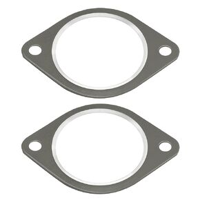2pcs Car Exhaust Pipe Flange Gasket Seal Compatible with BMW N54 Engine Replace# 18307553603 18307589343