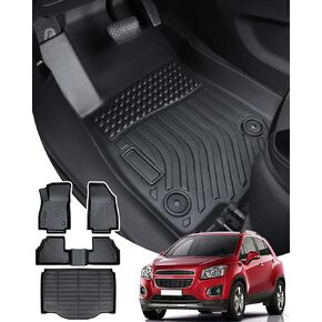 Floor Mats & Cargo Liner for Chevy Trax 2023 2022 2021 2019 2018 2017 2016 2015 2014 & for Buick Encore 2013-2023, All Weather Floor Liner for Chevrolet Trax & for Buick Encore Trunk Mat Accessories