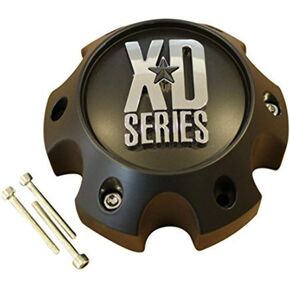 KMC XD Series 796 797 798 Matte Flat Black 6 Lug Wheel Rim Center Cap 1079L145 S708-06 ABS