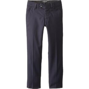 Isaac Mizrahi Black Label Little Boys' Slim Little Solid Fit Wool Pant