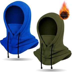 Fivali Winter Balaclava Ski Mask: Fleece Hood Hat Balaclava Face Mask Men Women Warm Face Cover for Cold Weather Gear