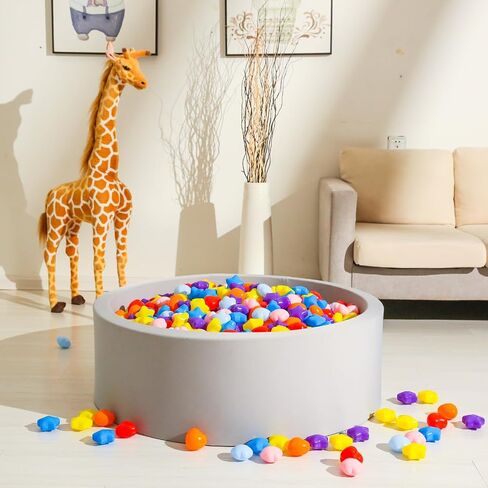 GOGOSO Ball Pits Balls for Toddlers, 100 Stars Hearts Florid Shapes Ball, Flowers Plastics Balls for Bounce House, Pastel Ball for Kids Birthday Party Xmas Friendship Bracelet Banner Decor in Saudi Arabia