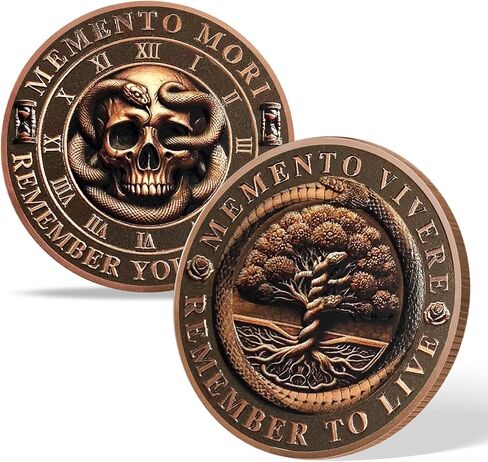 Viking Ship & Tree of Life Medallion Set | Norse Mythology Commemorative Coin with Capsule, Display Stand & Card | Faith-Inspired Gifts for Spirit of Adventure and Exploration for Men & Women in Kuwait