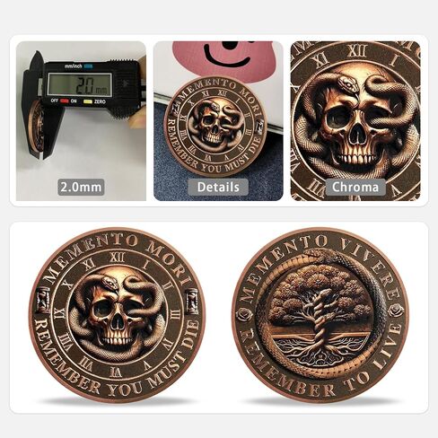 Viking Ship & Tree of Life Medallion Set | Norse Mythology Commemorative Coin with Capsule, Display Stand & Card | Faith-Inspired Gifts for Spirit of Adventure and Exploration for Men & Women in Kuwait
