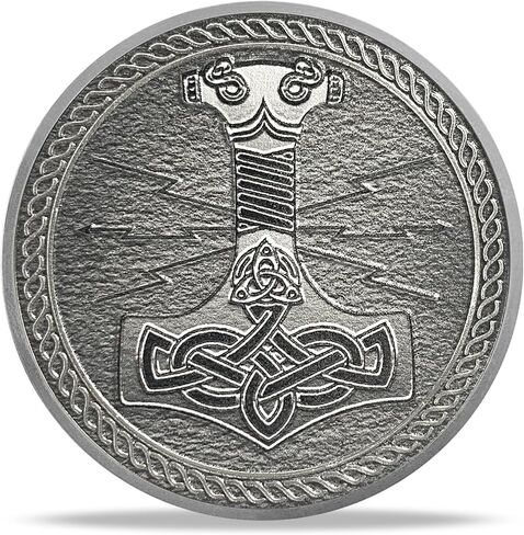 Viking Ship & Tree of Life Medallion Set | Norse Mythology Commemorative Coin with Capsule, Display Stand & Card | Faith-Inspired Gifts for Spirit of Adventure and Exploration for Men & Women in Kuwait