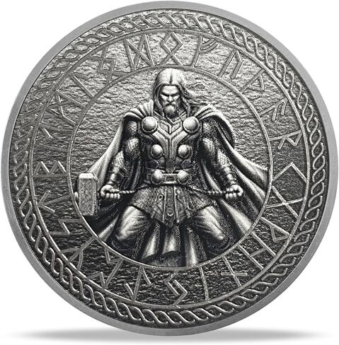 Viking Ship & Tree of Life Medallion Set | Norse Mythology Commemorative Coin with Capsule, Display Stand & Card | Faith-Inspired Gifts for Spirit of Adventure and Exploration for Men & Women in Kuwait