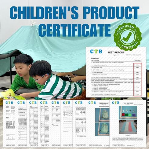 Magic Fort Building Kit for Kids - Large Lightweight Fort Building Clips Blankets with CPC Certification - Portable Playhouse Play Tent Fort - Indoor/Outdoor Girls/Boys Toys Ages 4-5 6 7 8-12 in Saudi Arabia