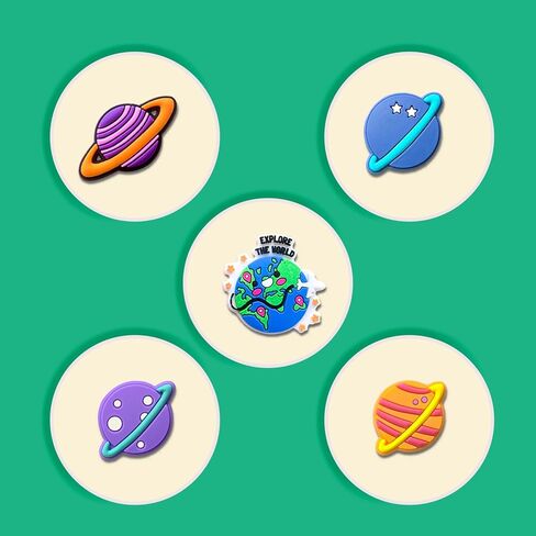 لعبة رياضية شاحنة الأبجدية سحر الأحذية، رائد الفضاء الجوراسي البناء مركبة الغابة الحيوان تمساح حزمة سحر لتزيين الأحذية in Kuwait