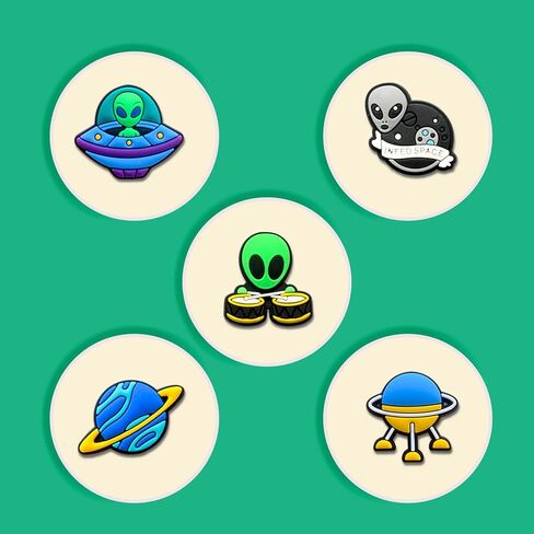 لعبة رياضية شاحنة الأبجدية سحر الأحذية، رائد الفضاء الجوراسي البناء مركبة الغابة الحيوان تمساح حزمة سحر لتزيين الأحذية in Kuwait