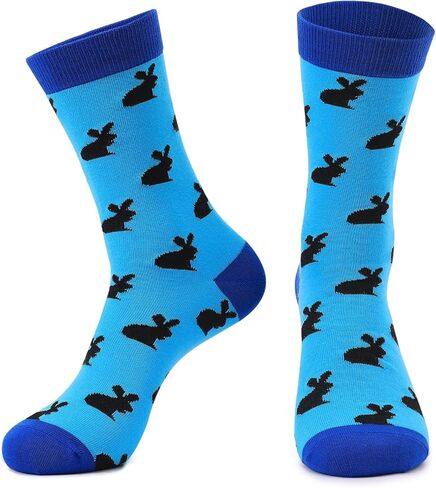 Aueyan Funny Socks for Men,Mens Novelty Socks Fun Crew Socks Size 9-15 in Kuwait