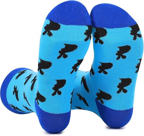 Aueyan Funny Socks for Men,Mens Novelty Socks Fun Crew Socks Size 9-15 in Kuwait