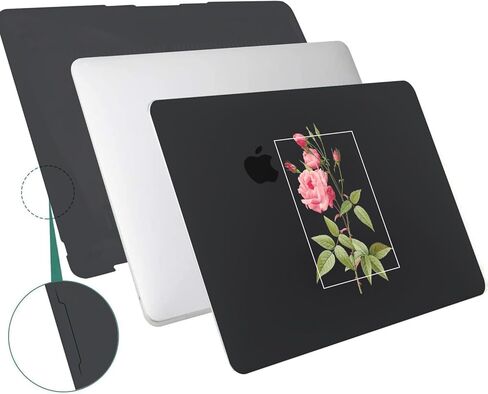 SaharaCase - Apple MacBook Pro 16" Laptops Hybrid-Flex Arts Case with Silicone KeyPad Cover - Sleek Hard Shell, Snap-On, Anti-Slip Grip (Blue Marble) in Saudi Arabia