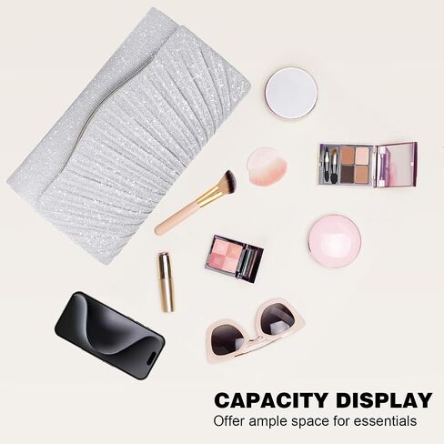 Clutch Purses for Women Formal Dressy Evening Bag Handbags Crossbody Bag for Wedding Cocktail Prom Party Elegance Charm in Kuwait