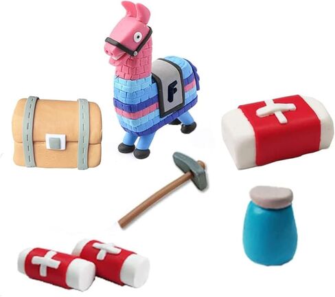 7Pcs Game Cake Party supplies Toppers and Cake Decoration Birthday cake decoration Set For the Game in Saudi Arabia