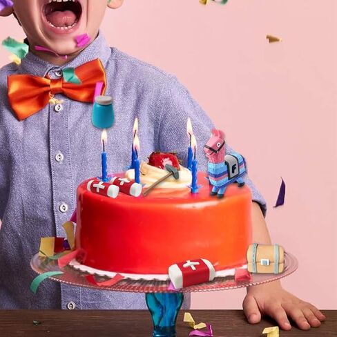 7Pcs Game Cake Party supplies Toppers and Cake Decoration Birthday cake decoration Set For the Game in Saudi Arabia