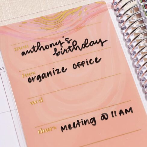 Erin Condren Universal Snap-In To-Do List Dashboard - Evolve | عملية وقابلة لإعادة الاستخدام + تعمل مع أقلام التحديد المبللة. تتبع الإنتاجية in Saudi Arabia