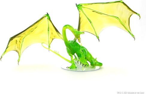 D&D Icons of the Realms: Adult Emerald Dragon Premium Figure in Saudi Arabia