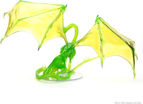 D&D Icons of the Realms: Adult Emerald Dragon Premium Figure in Saudi Arabia