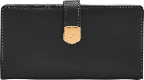Fossil Women's Lennox Leather Tab Bifold Wallet for Women in Saudi Arabia