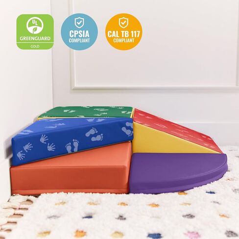 ECR4Kids SoftZone Junior Tiny Twisting Climber، مجموعة لعب للمبتدئين، Earthtone، 5 قطع in Saudi Arabia