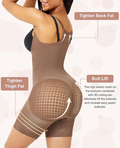 Lover-Beauty Women's Shapewear Tummy Control Bodysuit Open Bust Butt Lifting Body Shaper in Saudi Arabia