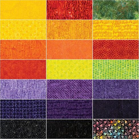 Batiks Halloween Expressions 21 Fat Quarters Riley Blake Designs FQ-HLWNEXP-21 in Saudi Arabia