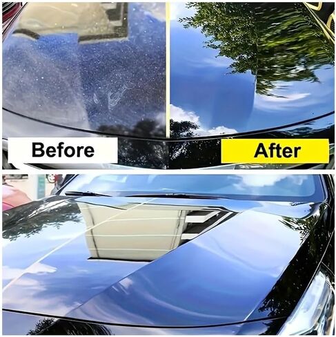 Black Car Wax Crystal Plating Paste with Sponge - Automotive Wax Polish for Improved Brightness and Shine Protection Coating Set for Black Cars Only (200g) in Kuwait