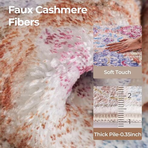 سجاد منطقة Kokia المغربي مقاس 8 × 10، سجادة شرقية لغرفة المعيشة، سجاد هوبو غير قابل للانزلاق وقابل للغسل وغير قابل للتساقط لغرفة النوم وغرفة الطعام زيتوني 8 × 10 in Kuwait