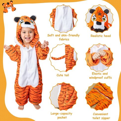 Breevo Halloween Dinosaur Costume Kids Onesie 18M-8Y in Saudi Arabia