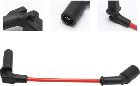 Spark Plugs and Wires of 8 Spark Plug 41-962 + Spark Plug Wires 9748HH Iridium Spark Plugs with Spark Plug Wires for 5.3 6.0L 6.2L Escalade, Silverado Suburban Tahoe Sierra Yukon, Replaces 41962 in Saudi Arabia