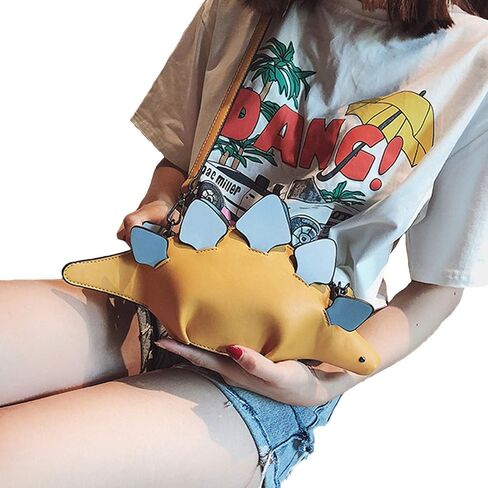 LA CHA Womens Purses Crossbody Dinosaur Clutch Handbags for Girls in Saudi Arabia