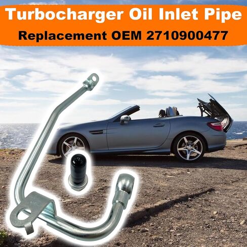 2710900477 Engine Turbocharger Oil Line Fit for Mer-cedes-Benz C250 2012-2015 E200 E250 E260 SLK200 SLK250 Replace A2710900477 in Saudi Arabia