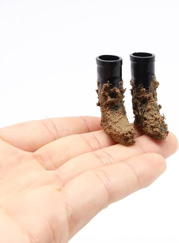 Miniature Wellington Boots, Miniature Rain Boots, Muddy Wellies, Doll House Shoes, Mini Doll Boot, for Dollhouse Fairy Garden Mini House Decoration (1 Pair) in Saudi Arabia