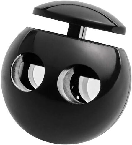 iHYAO Glossy Double-Hole Plastic Cord Locks End Spring Stop Toggle Stoppers in Saudi Arabia