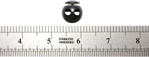 iHYAO Glossy Double-Hole Plastic Cord Locks End Spring Stop Toggle Stoppers in Saudi Arabia