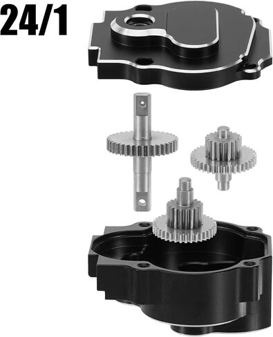 INJORA CNC Aluminum 24:1 Complete Transmission for 1/18 RC Crawler Redcat Ascent-18 Upgrade in Kuwait